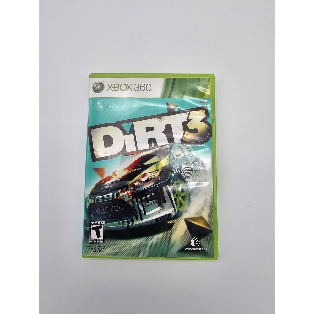 Dirt 3 (Microsoft Xbox 360, 2011) CIB Complete with Manual Racing Game